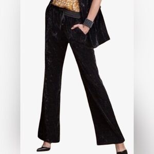 CAbi black velvet drawstring plants, medium